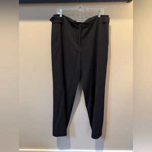 Women's Armani Collezioni Wool Silk Pants Business Professional Black Sz 14